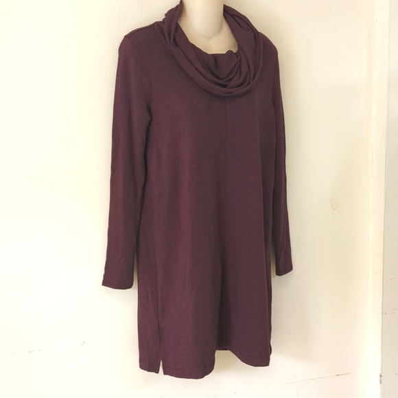 Lou & Grey Cowl Neck Sweater Dress S - Picture 3 of 14